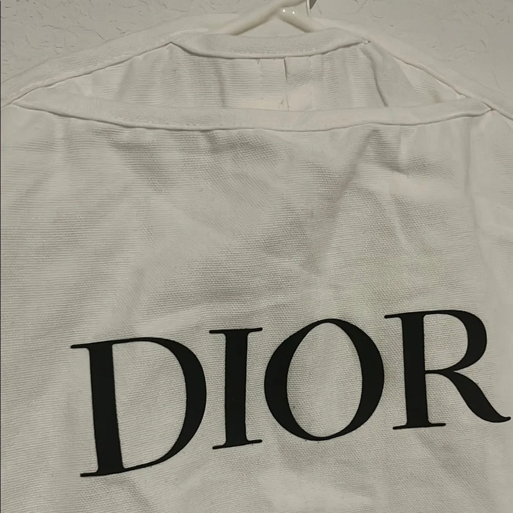 Dior White Garment Bag